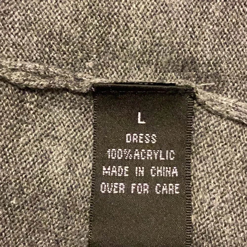 A BYER Women’s Sweater Dress Gray Sz L - Picture 8 of 9